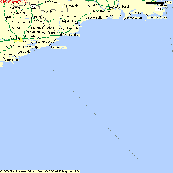 Ost-Cork und Waterford 