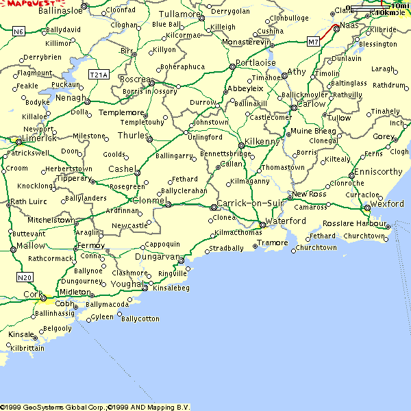 Ost-Cork und Waterford 